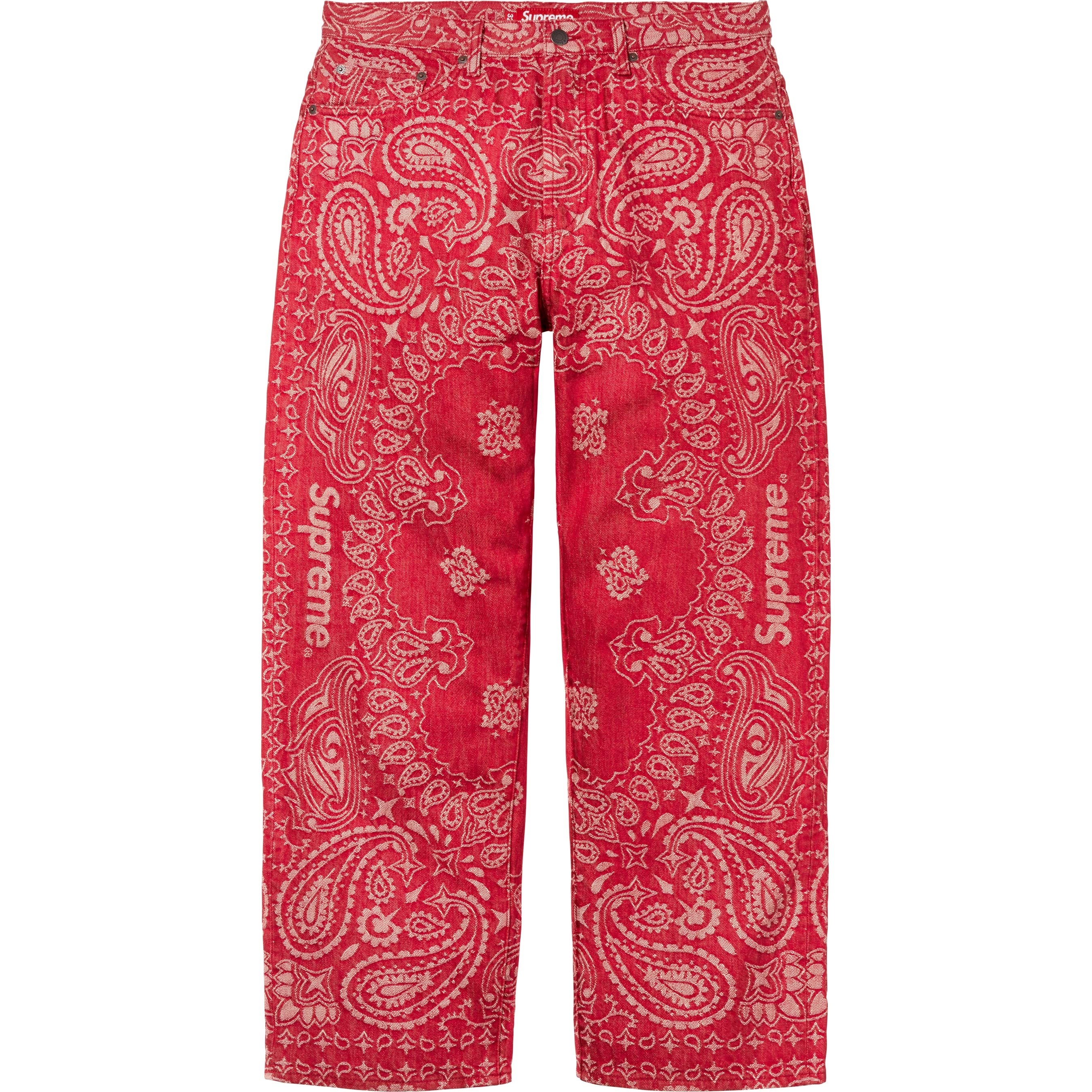Bandana Jacquard Baggy Jean view 3